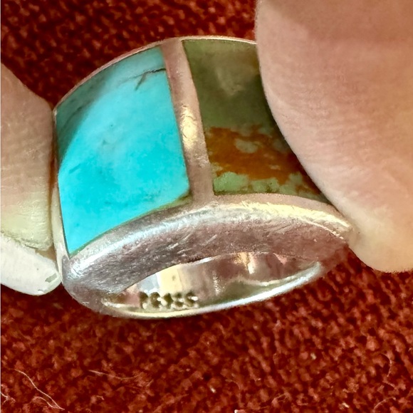 Turquoise ring, size 7. - Picture 7 of 7